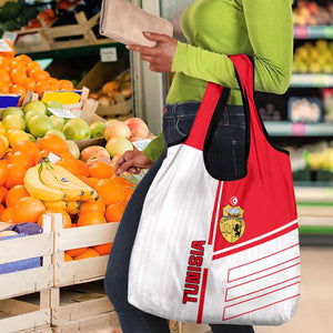 Tunisia Football Grocery Bag - Victory for the Eagles of Carthage