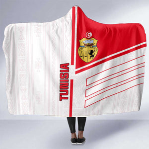 Tunisia Football Hooded Blanket - Victory for the Eagles of Carthage