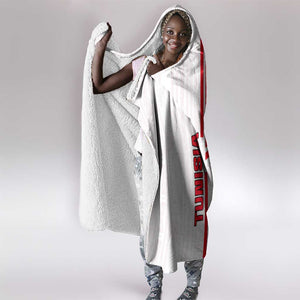 Tunisia Football Hooded Blanket - Victory for the Eagles of Carthage