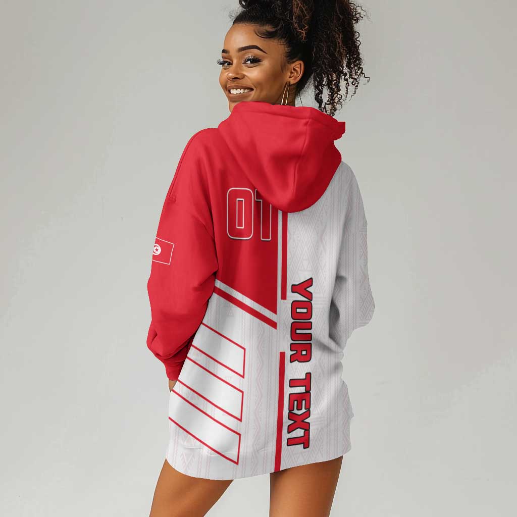 Tunisia Football Hoodie Dress - Victory for the Eagles of Carthage