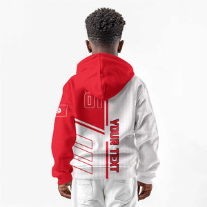 Tunisia Football Kid Hoodie - Victory for the Eagles of Carthage