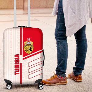 Tunisia Football Luggage Cover - Victory for the Eagles of Carthage