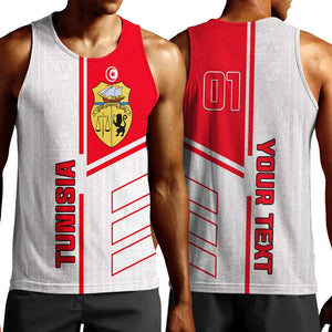 Tunisia Football Men Tank Top - Victory for the Eagles of Carthage