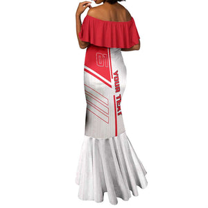 Tunisia Football Mermaid Dress - Victory for the Eagles of Carthage