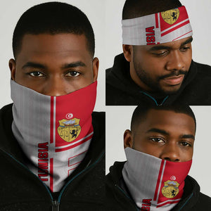 Tunisia Football Neck Gaiter - Victory for the Eagles of Carthage LT01