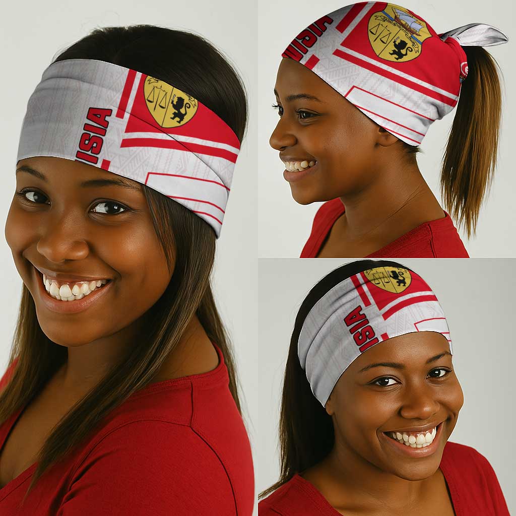 Tunisia Football Neck Gaiter - Victory for the Eagles of Carthage LT01