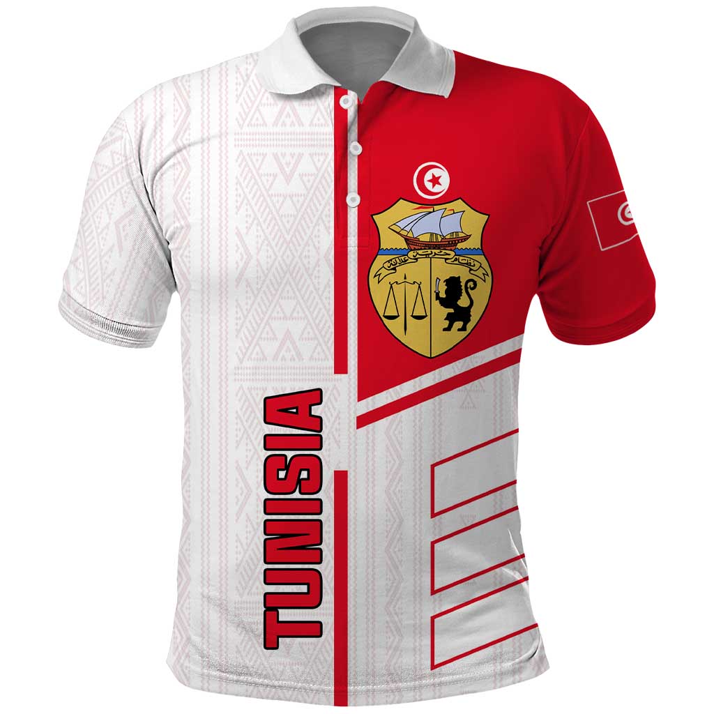 Tunisia Football Polo Shirt - Victory for the Eagles of Carthage