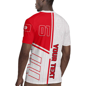 Tunisia Football Rugby Jersey - Victory for the Eagles of Carthage