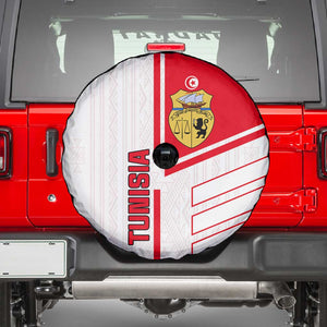 Tunisia Football Spare Tire Cover - Victory for the Eagles of Carthage