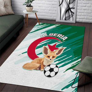 Support Les Fennecs - Algeria Football Area Rug