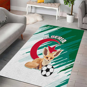 Support Les Fennecs - Algeria Football Area Rug