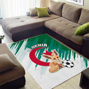 Support Les Fennecs - Algeria Football Area Rug