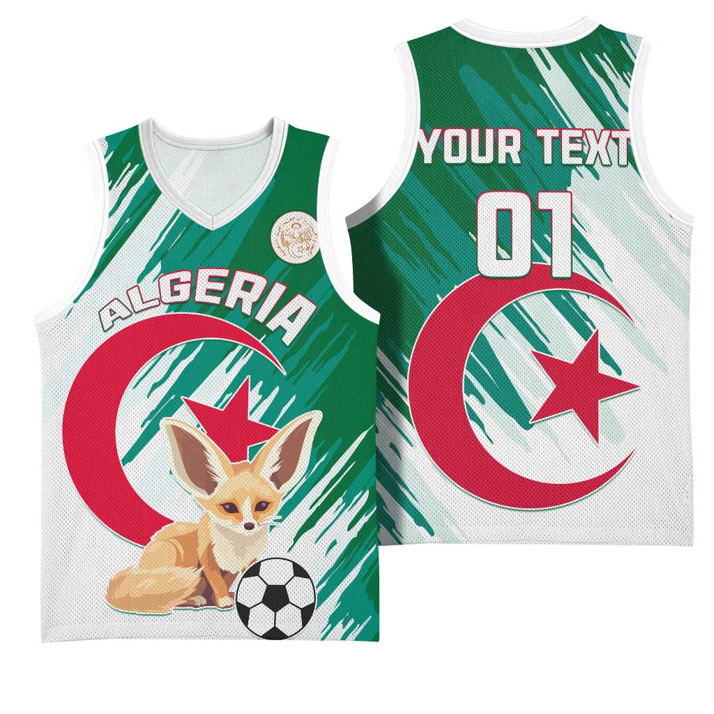 Support Les Fennecs - Algeria Football Basketball Jersey LT01