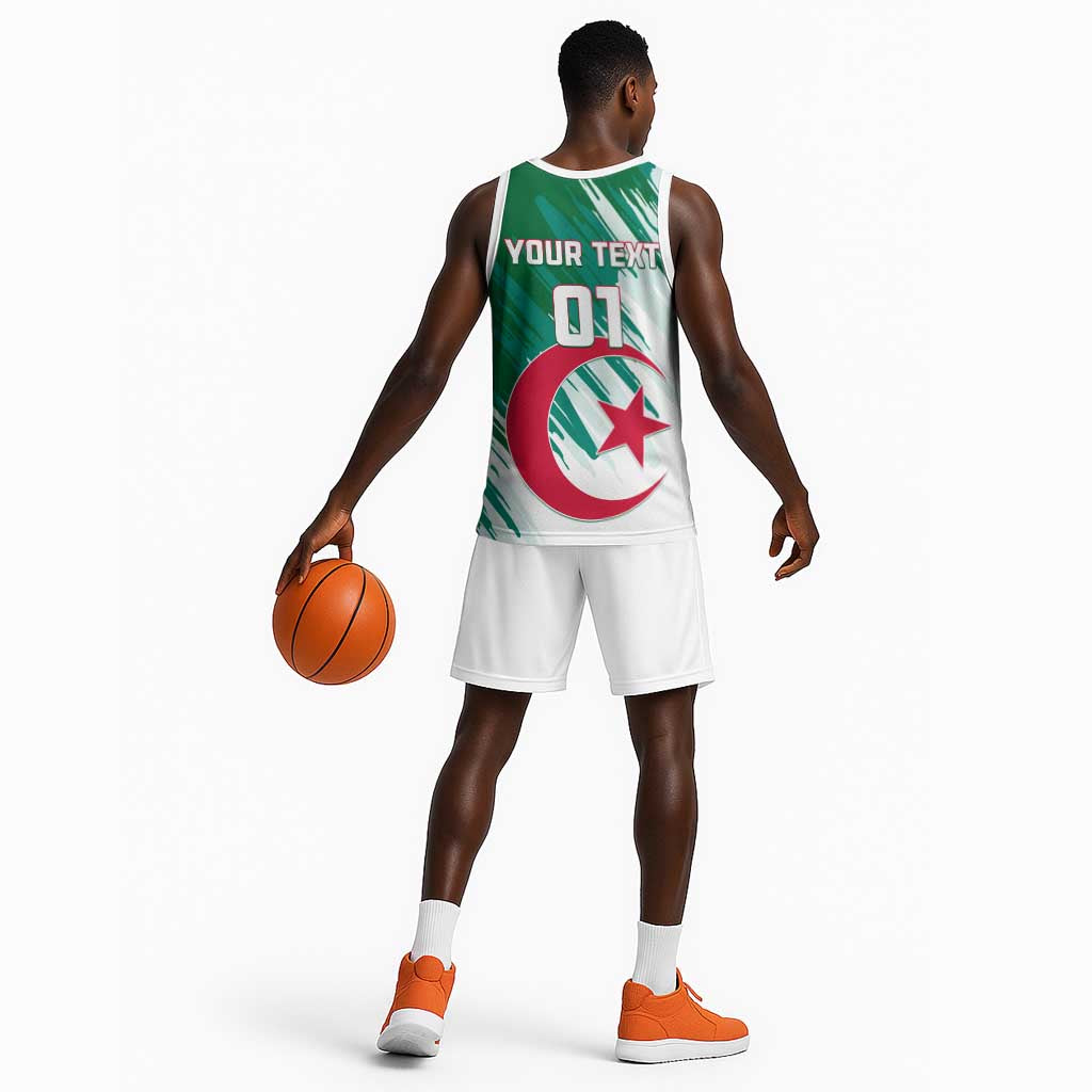 Support Les Fennecs - Algeria Football Basketball Jersey LT01