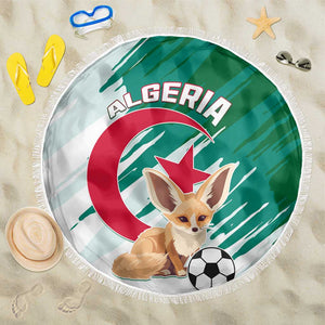 Support Les Fennecs - Algeria Football Beach Blanket