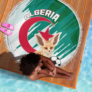 Support Les Fennecs - Algeria Football Beach Blanket