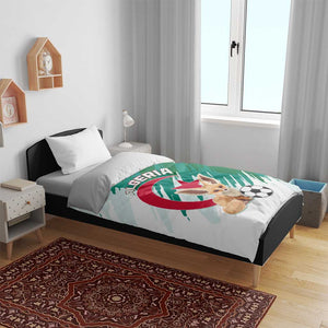 Support Les Fennecs - Algeria Football Bedding Set