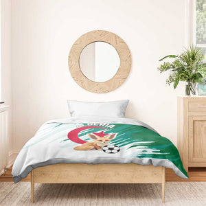 Support Les Fennecs - Algeria Football Bedding Set