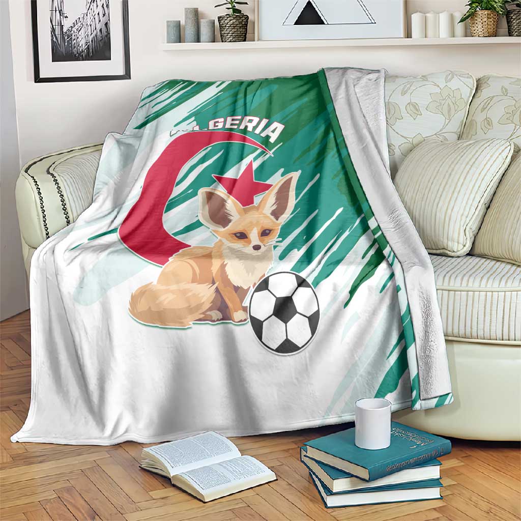 Support Les Fennecs - Algeria Football Blanket