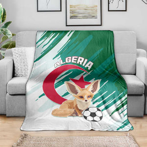 Support Les Fennecs - Algeria Football Blanket