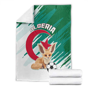 Support Les Fennecs - Algeria Football Blanket