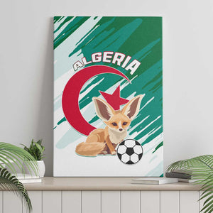 Support Les Fennecs - Algeria Football Canvas Wall Art