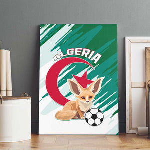 Support Les Fennecs - Algeria Football Canvas Wall Art