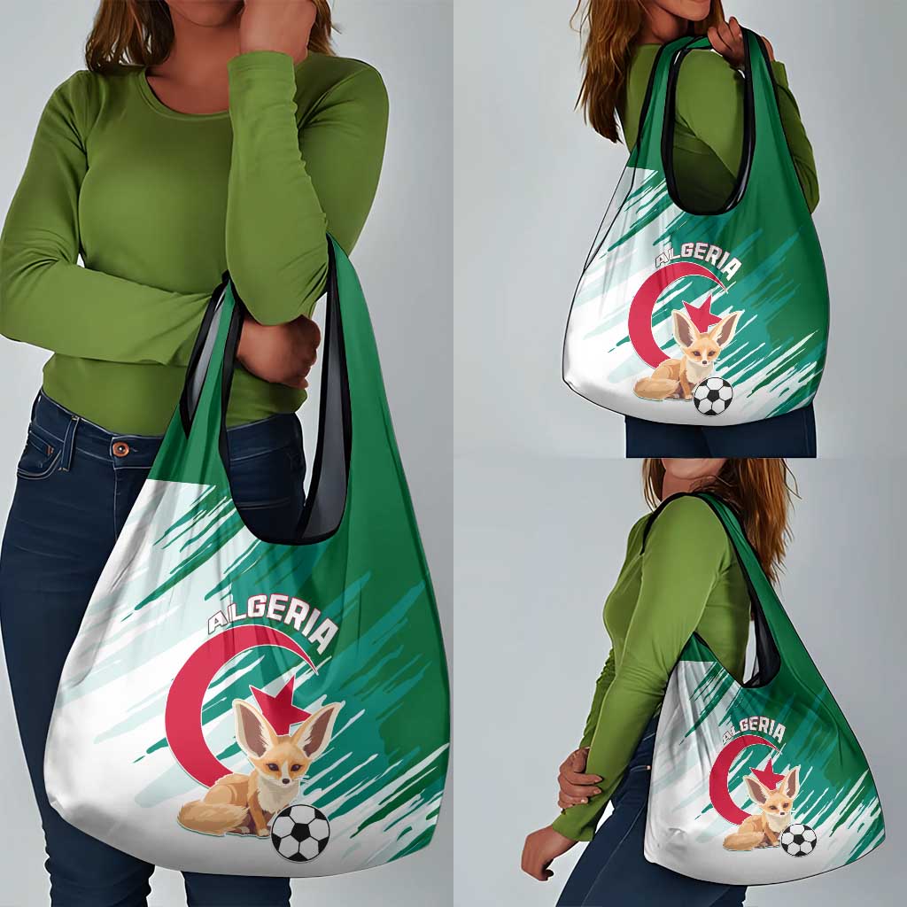 Support Les Fennecs - Algeria Football Grocery Bag