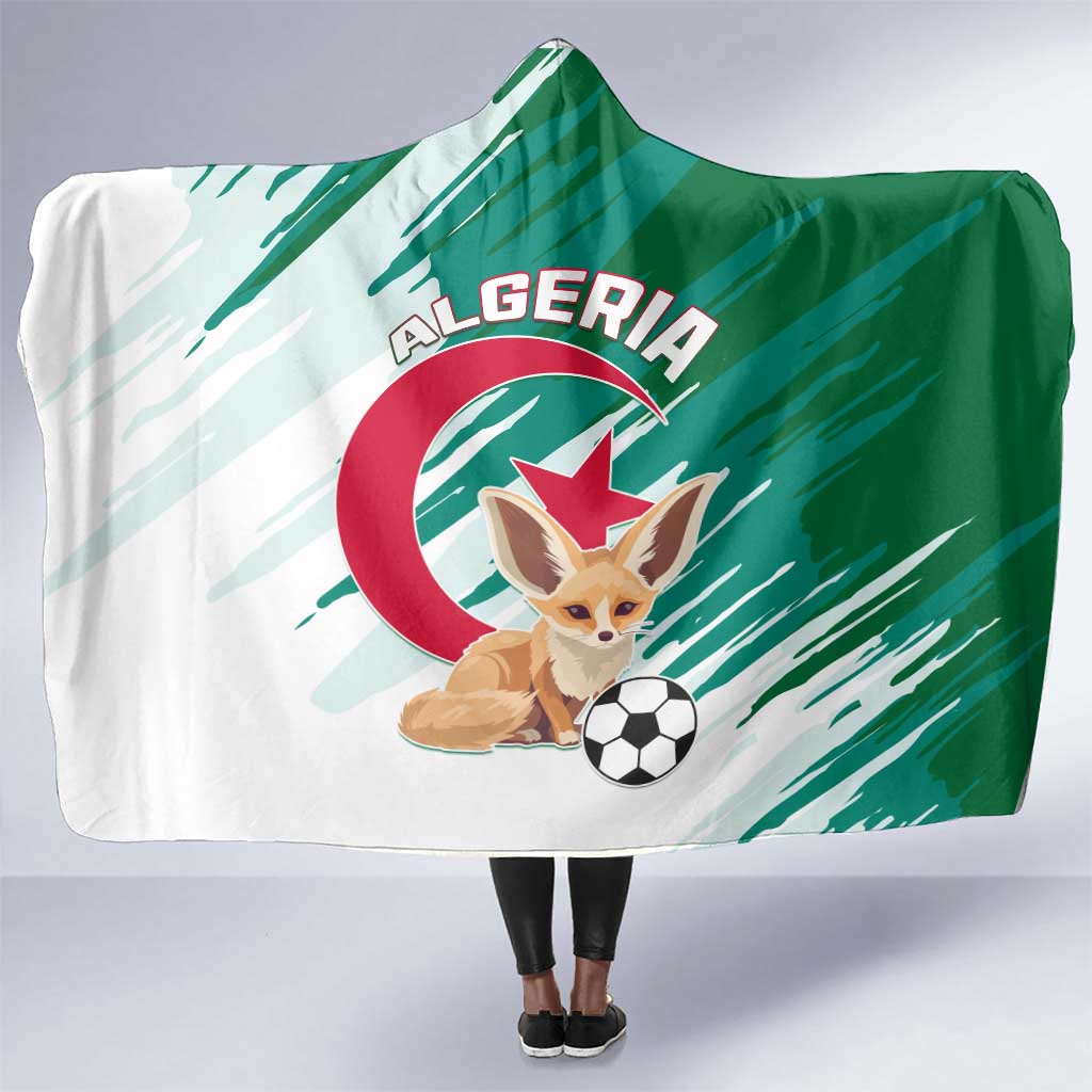 Support Les Fennecs - Algeria Football Hooded Blanket