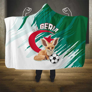 Support Les Fennecs - Algeria Football Hooded Blanket