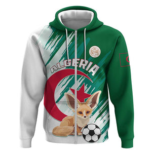 Support Les Fennecs - Algeria Football Hoodie