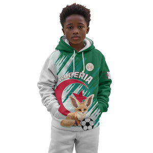 Support Les Fennecs - Algeria Football Kid Hoodie