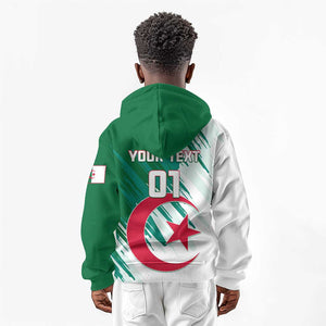 Support Les Fennecs - Algeria Football Kid Hoodie