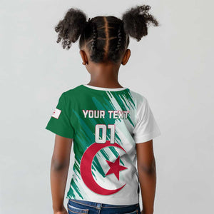 Support Les Fennecs - Algeria Football Kid T shirt