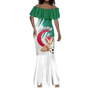 Support Les Fennecs - Algeria Football Mermaid Dress