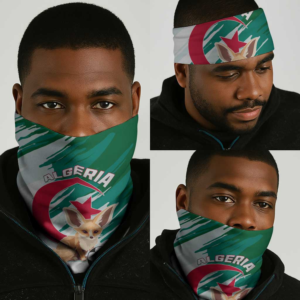 Support Les Fennecs - Algeria Football Neck Gaiter LT01
