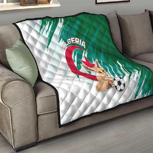 Support Les Fennecs - Algeria Football Quilt