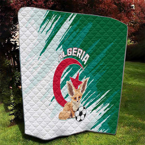 Support Les Fennecs - Algeria Football Quilt