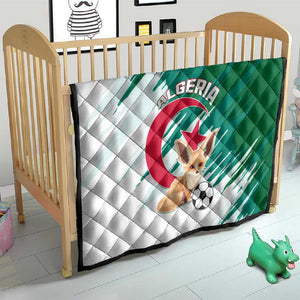 Support Les Fennecs - Algeria Football Quilt