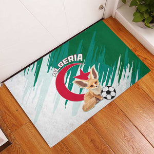 Support Les Fennecs - Algeria Football Rubber Doormat