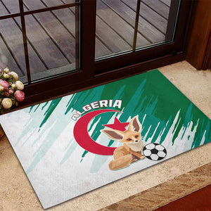 Support Les Fennecs - Algeria Football Rubber Doormat