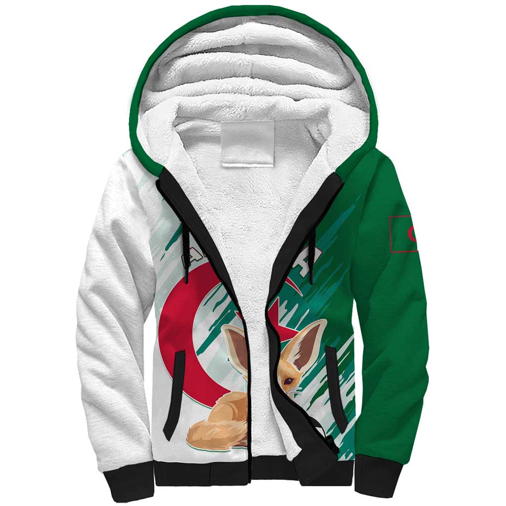 Support Les Fennecs - Algeria Football Sherpa Hoodie