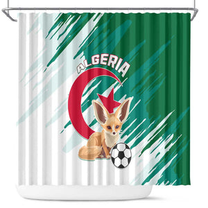 Support Les Fennecs - Algeria Football Shower Curtain