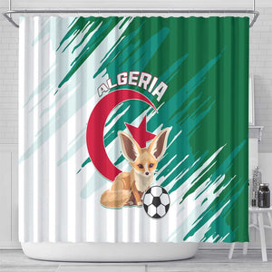 Support Les Fennecs - Algeria Football Shower Curtain