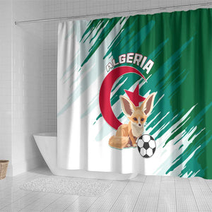 Support Les Fennecs - Algeria Football Shower Curtain