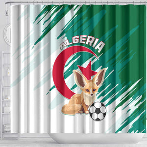 Support Les Fennecs - Algeria Football Shower Curtain