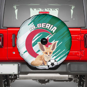 Support Les Fennecs - Algeria Football Spare Tire Cover