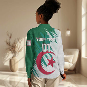 Support Les Fennecs - Algeria Football Women Casual Shirt