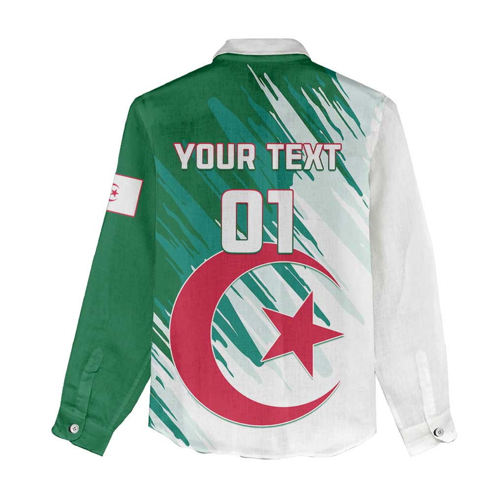 Support Les Fennecs - Algeria Football Women Casual Shirt LT01