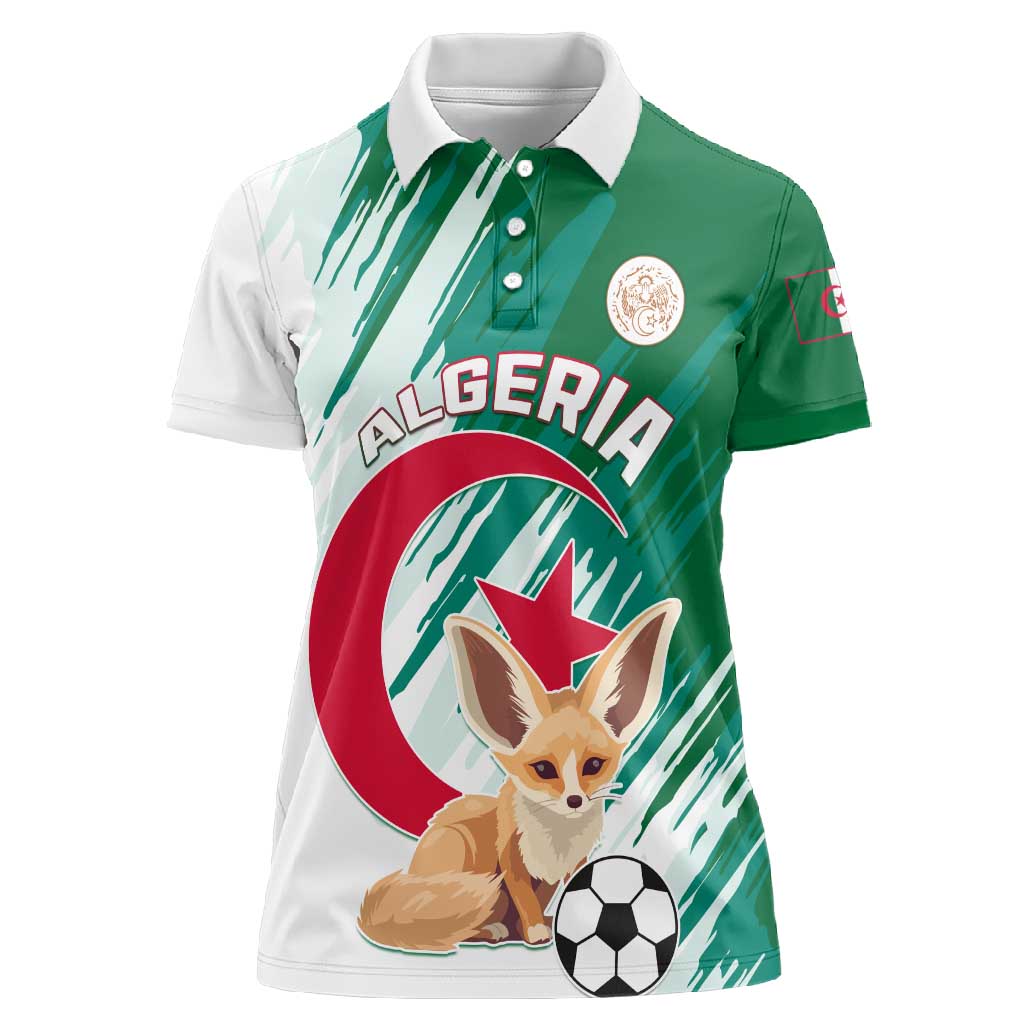 Support Les Fennecs - Algeria Football Women Polo Shirt